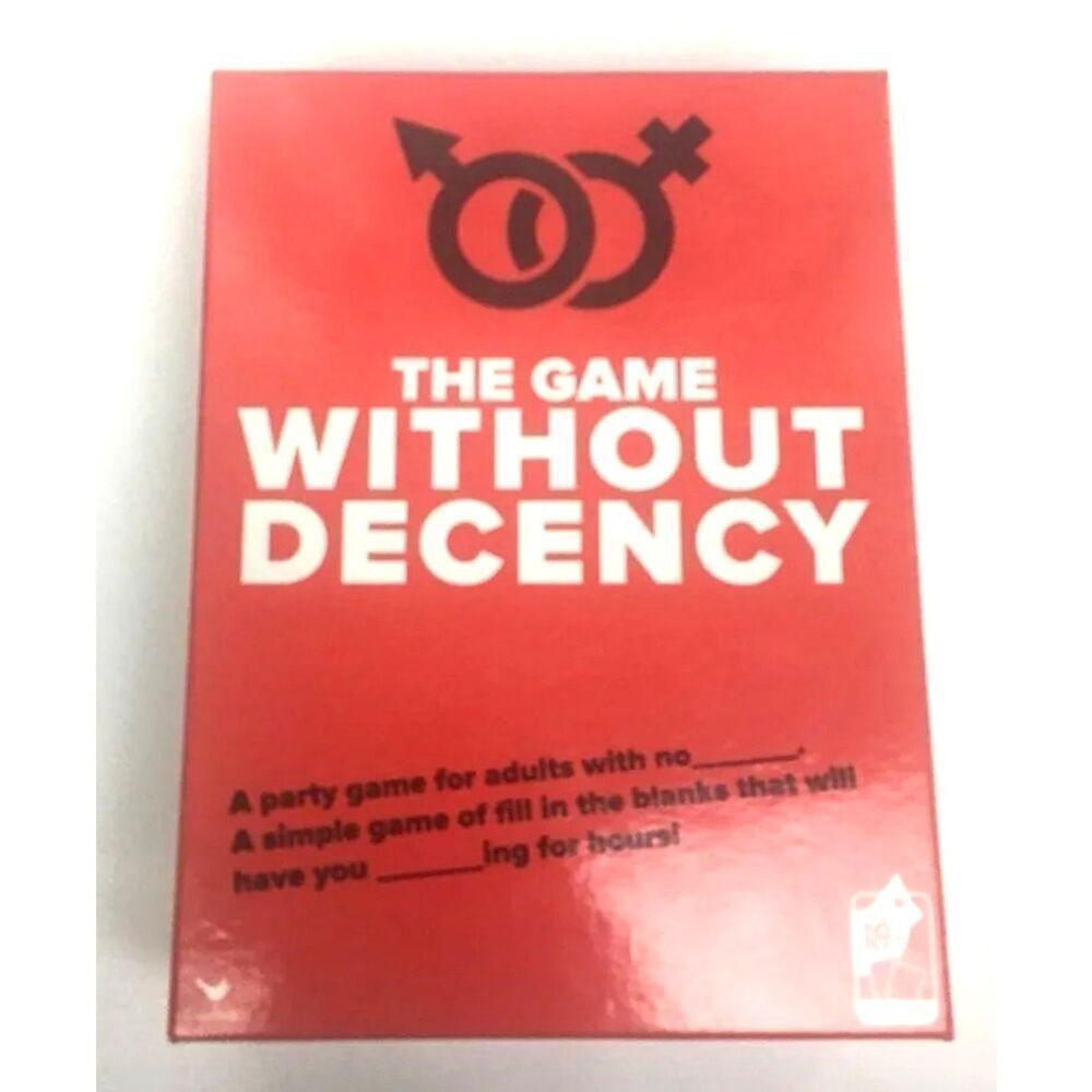 The Game Without Decency Adult Card Game Party Game 18+